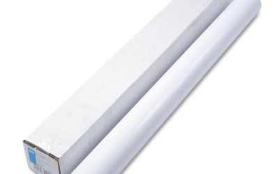 Designjet Large Format Paper For Inkjet Prints, 7 Mil, 42″ X 100 Ft, Gloss White