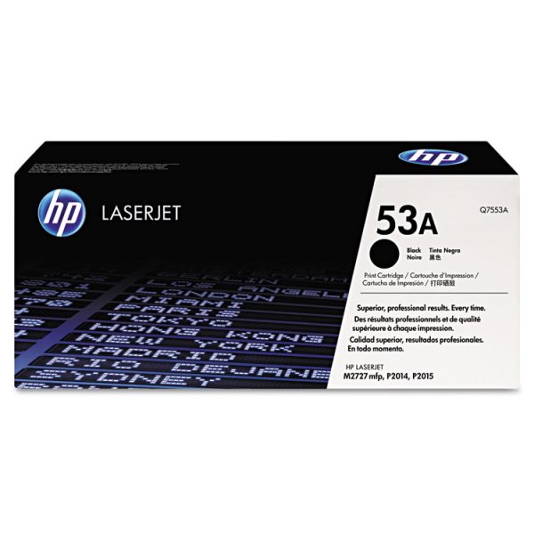 HP 53a, (q7553a) Black Original Laserjet Toner Cartridge