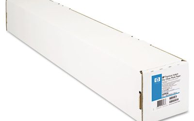 Premium Instant-Dry Photo Paper, 10.3 Mil, 36″ X 100 Ft, Glossy White