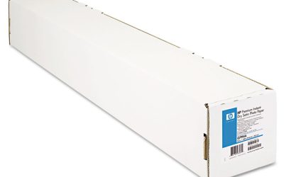 Premium Instant-Dry Photo Paper, 10.3 Mil, 36″ X 100 Ft, Satin White
