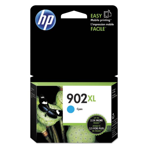 HP 902xl, (t6m02an) High-Yield Cyan Original Ink Cartridge
