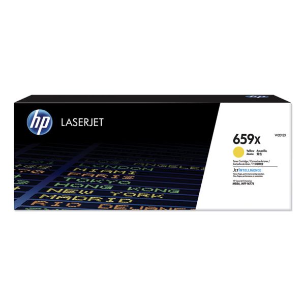 HP 659x, (w2012x) High-Yield Yellow Original Laserjet Toner Cartridge