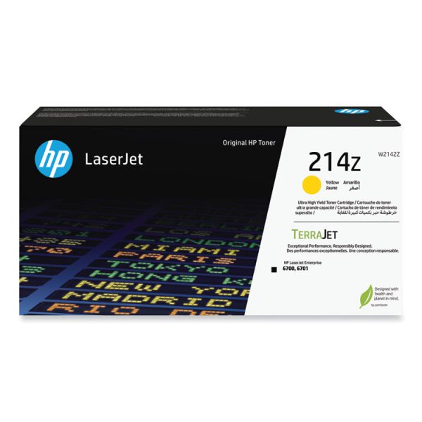 HP 214Z (W2142Z) Ultra High-Yield Yellow Original LaserJet Toner Cartridge