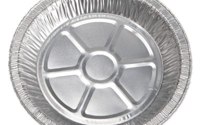 Aluminum Pie Pan, 24 oz, 9″ Diameter x 1.06″h, 200/Carton