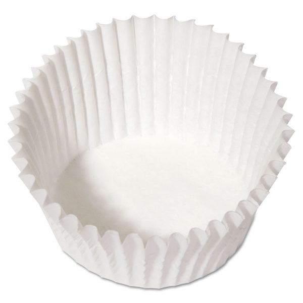 Fluted Bake Cups, 4.5 Diameter x 1.25 h, White, Paper, 500/Pack, 20 Packs/Carton - Image 3