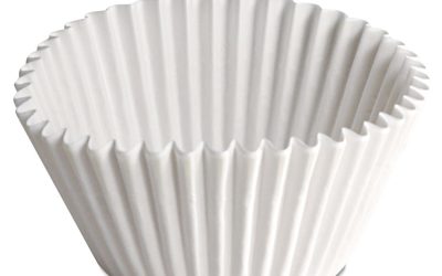 Fluted Bake Cups, 2.25 Diameter x 1.88 h, White, Paper, 500/Pack, 20 Packs/Carton