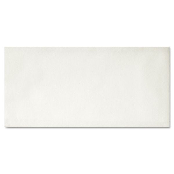 Linen-Like Guest Towels, 1-Ply,  12 x 17, White, 125 Towels/Pack, 4 Packs/Carton