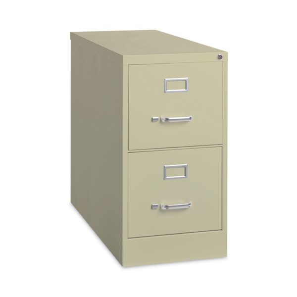 Vertical Letter File Cabinet, 2 Letter-Size File Drawers, Putty, 15 x 26.5 x 28.37 - Image 5