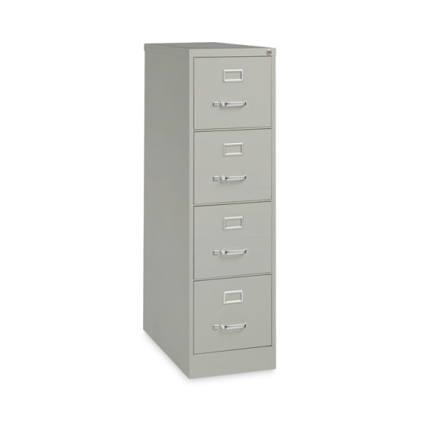 Vertical Letter File Cabinet, 4 Letter-Size File Drawers, Light Gray, 15 x 26.5 x 52 - Image 2