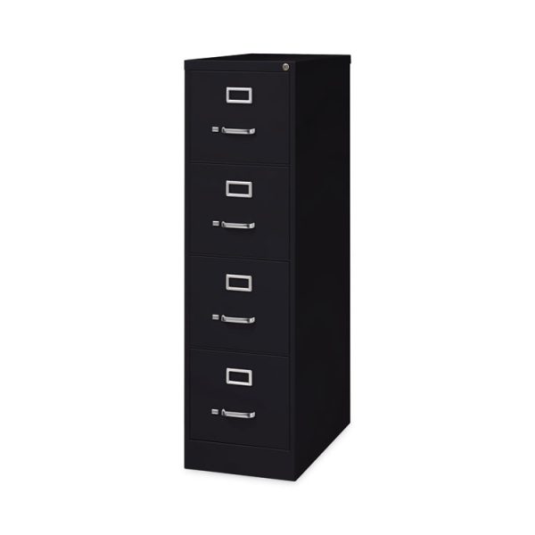 Vertical Letter File Cabinet, 4 Letter-Size File Drawers, Black, 15 x 26.5 x 52 - Image 2