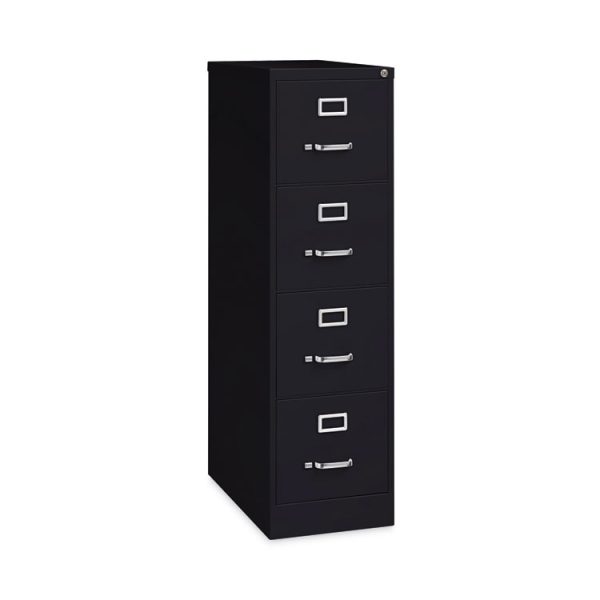 Vertical Letter File Cabinet, 4 Letter-Size File Drawers, Black, 15 x 26.5 x 52 - Image 3