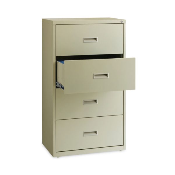 Lateral File Cabinet, 4 Letter/Legal/A4-Size File Drawers, Putty, 30 x 18.62 x 52.5 - Image 3