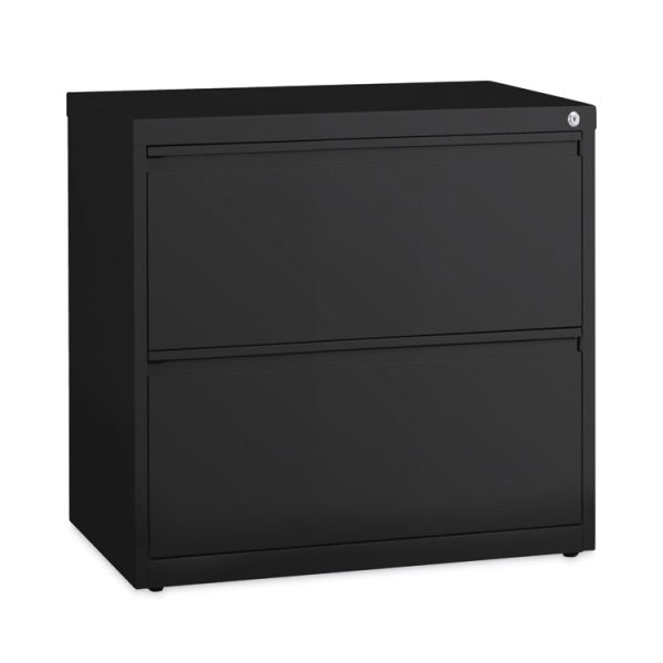 Lateral File Cabinet, 2 Letter/Legal/A4-Size File Drawers, Black, 30 x 18.62 x 28 - Image 2