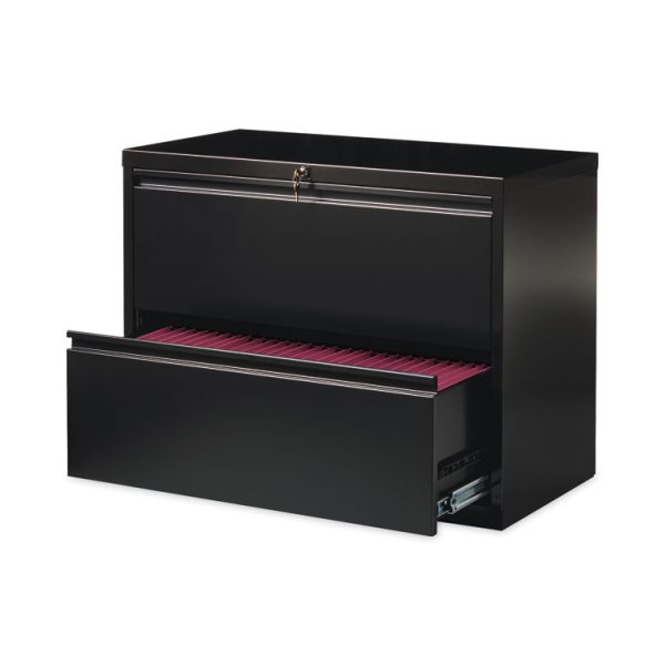 Lateral File Cabinet, 2 Letter/Legal/A4-Size File Drawers, Black, 36 x 18.62 x 28 - Image 3