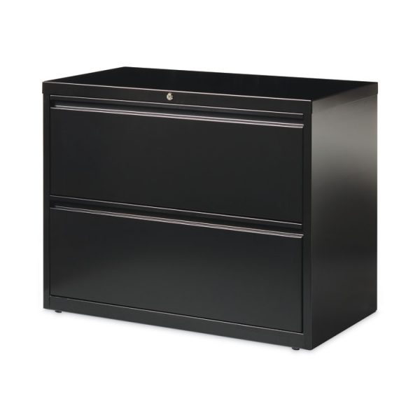 Lateral File Cabinet, 2 Letter/Legal/A4-Size File Drawers, Black, 36 x 18.62 x 28 - Image 2