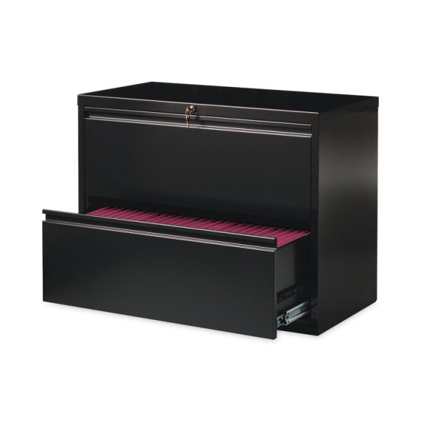 Lateral File Cabinet, 2 Letter/Legal/A4-Size File Drawers, Black, 36 x 18.62 x 28 - Image 4