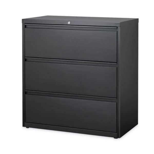 Lateral File Cabinet, 3 Letter/Legal/A4-Size File Drawers, Black, 36 x 18.62 x 40.25 - Image 2