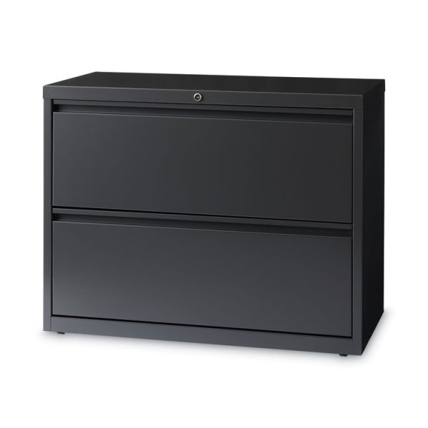Lateral File Cabinet, 2 Letter/Legal/A4-Size File Drawers, Charcoal, 36 x 18.62 x 28 - Image 2