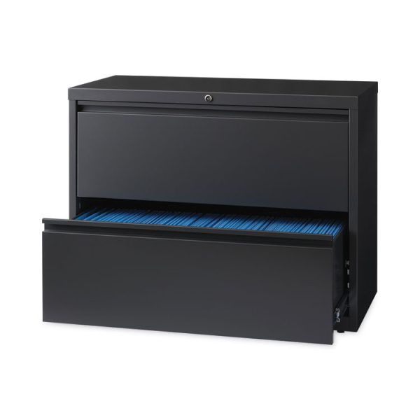 Lateral File Cabinet, 2 Letter/Legal/A4-Size File Drawers, Charcoal, 36 x 18.62 x 28 - Image 3