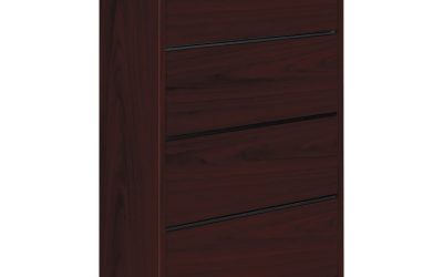 10500 Series Lateral File, 4 Legal/letter-Size File Drawers, Mahogany, 36″ X 20″ X 59.13″