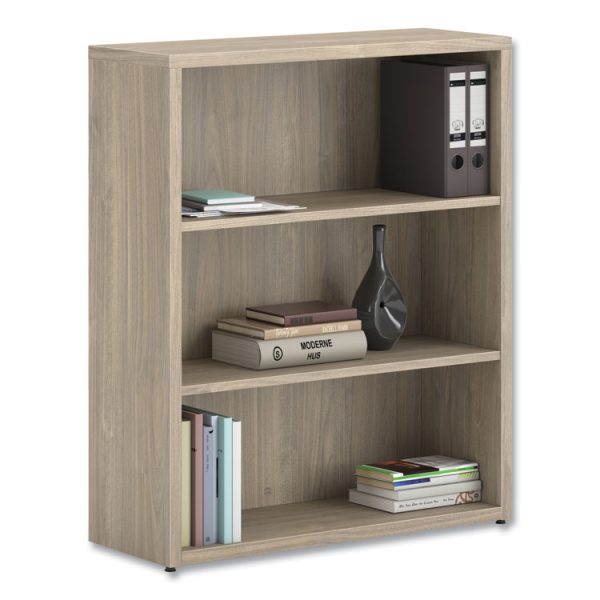 10500 Series Laminate Bookcase, Three Shelves, 36" x 13" x 43.75", Kingswood Walnut - Image 2