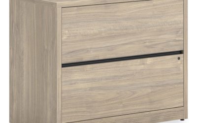 10500 Series Lateral File, 2 Legal/Letter-Size File Drawers, Kingswood Walnut, 36″ x 20″ x 29.5″