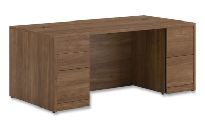 10500 Series Double Full-Height Pedestal Desk, Left: Box/Box/File, Right: File/File, 72″ x 36″ x 29.5″, Pinnacle