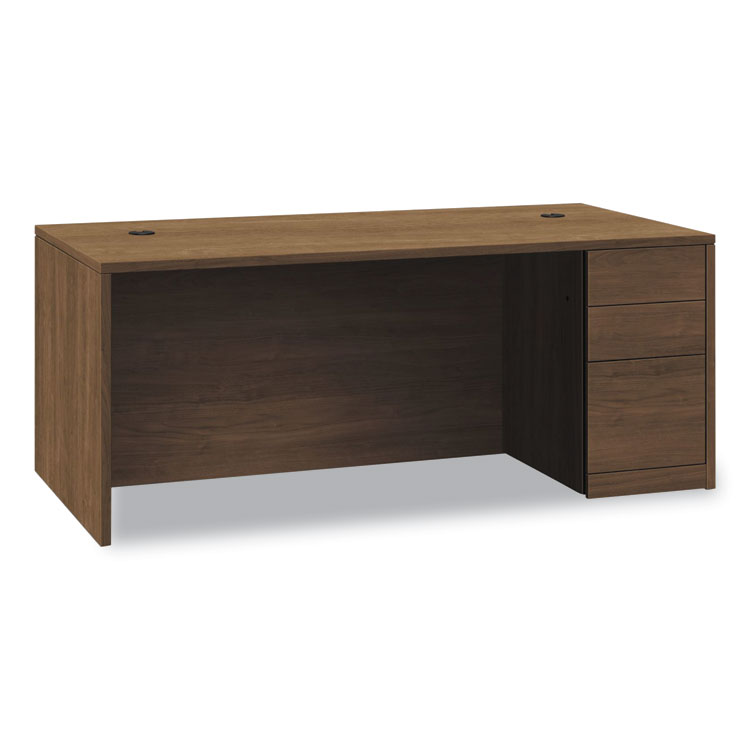 10500 Series Single Full-Height Pedestal Desk, Right: Box/Box/File, 72" x 36" x 29.5", Pinnacle - Image 2
