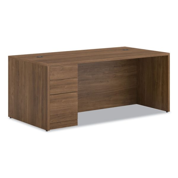 10500 SeriesT "L" Workstation Single Pedestal Desk with Full-Height Pedestal, 72" x 36" x 29.5", Pinnacle