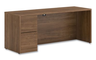 10500 Series Full-Height Left Pedestal Credenza, 72″ x 24″ x 29.5″, Pinnacle