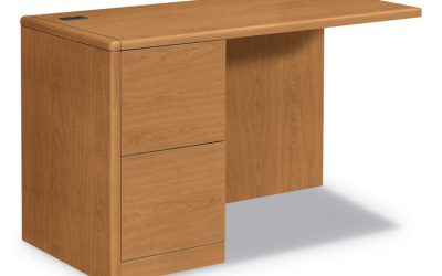 10700 Series Full Left Pedestal Return, 48w x 24d x 29.5h, Harvest