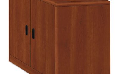 10700 Series Locking Storage Cabinet, 36w x 20d x 29.5h, Cognac