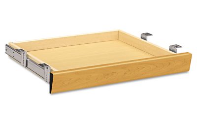 Laminate Angled Center Drawer, 22w X 15.38d X 2.5h, Harvest