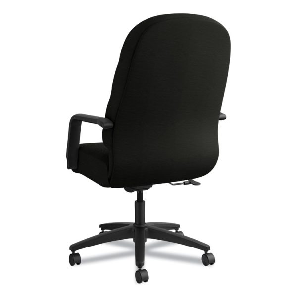 Pillow-Soft 2090 Series Executive High-Back Swivel/tilt Chair, Supports Up To 300 Lb, 16.75" To 21.25" Seat Height, Black - Image 7