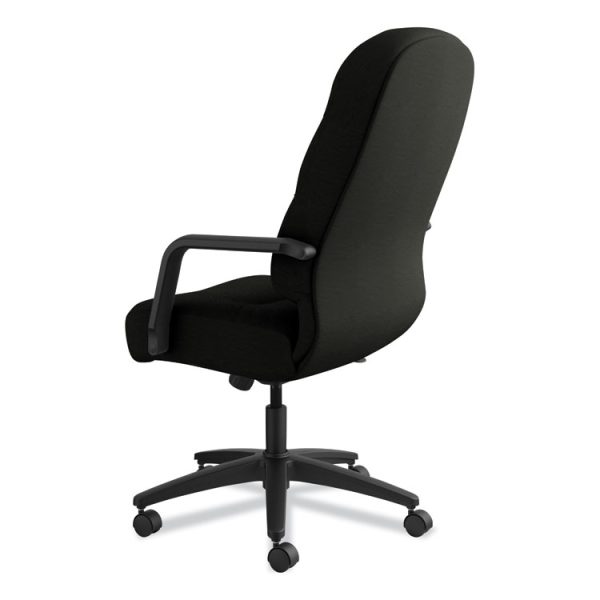 Pillow-Soft 2090 Series Executive High-Back Swivel/tilt Chair, Supports Up To 300 Lb, 16.75" To 21.25" Seat Height, Black - Image 8