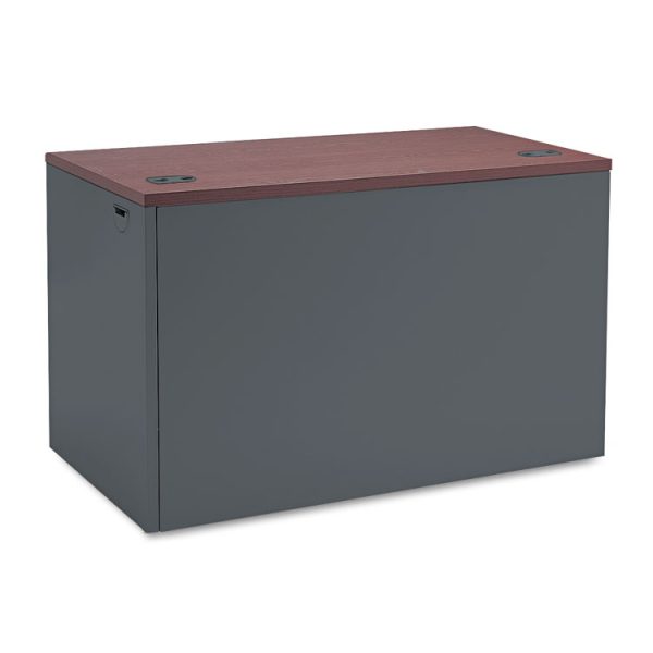 38000 Series Flush Return, Right, 48w x 24d x 29.5h, Mahogany/Charcoal - Image 2