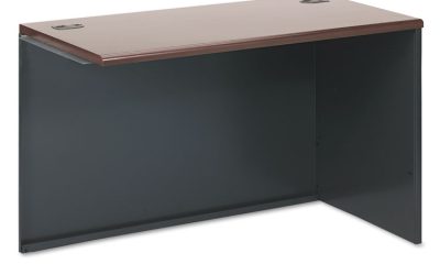 38000 Series Return Shell, Right, 48w x 24d x 29.5h, Mahogany/Charcoal