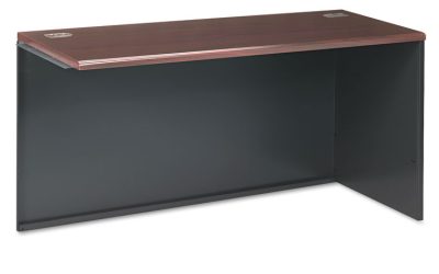 38000 Series Return Shell, Right, 60w x 24d x 29.5h, Mahogany/Charcoal