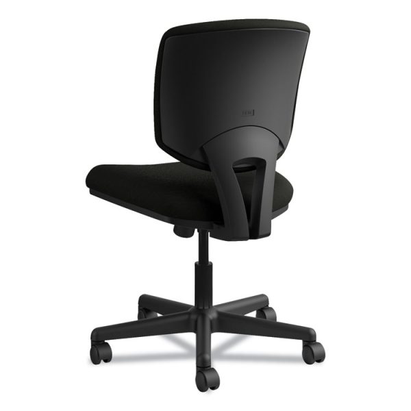 Volt Series Leather Task Chair With Synchro-Tilt, Supports Up To 250 Lb, 18" To 22.25" Seat Height, Black - Image 5