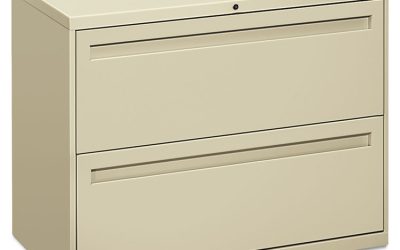 Brigade 700 Series Lateral File, 2 Legal/letter-Size File Drawers, Putty, 36″ X 18″ X 28″