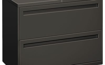 Brigade 700 Series Lateral File, 2 Legal/letter-Size File Drawers, Charcoal, 36″ X 18″ X 28″