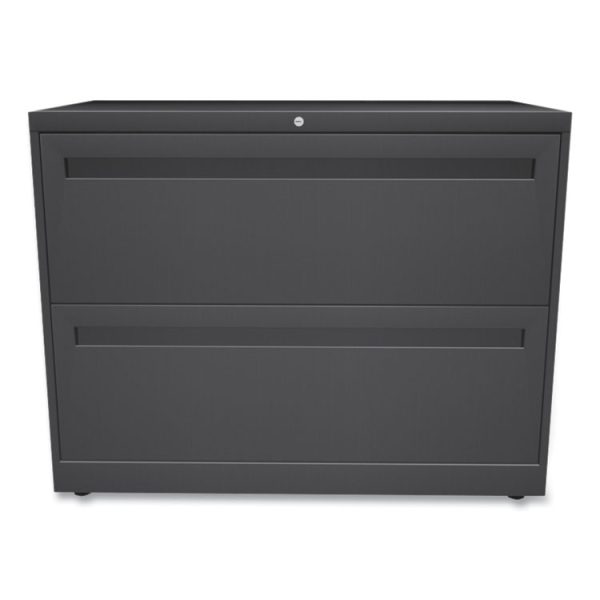 Brigade 700 Series Lateral File, 2 Legal/letter-Size File Drawers, Charcoal, 36" X 18" X 28" - Image 2