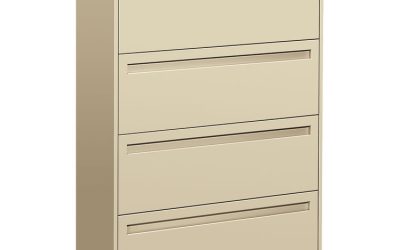 Brigade 700 Series Lateral File, 4 Legal/letter-Size File Drawers, Putty, 36″ X 18″ X 52.5″