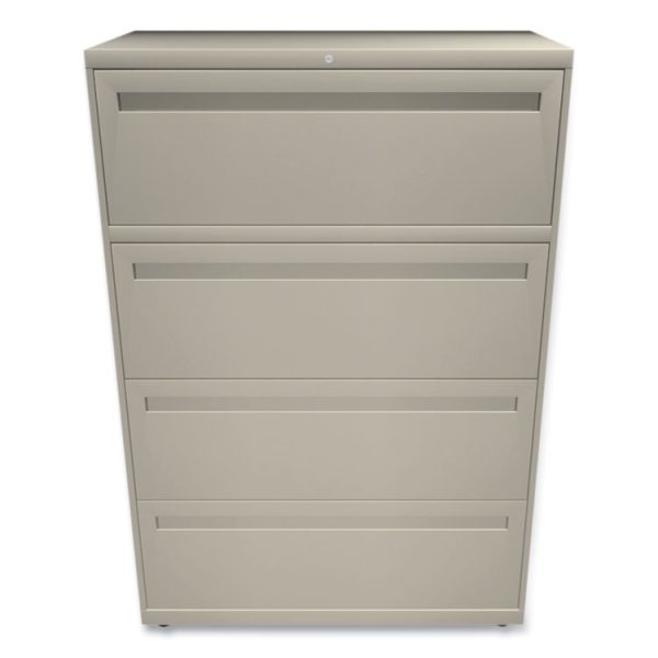 Brigade 700 Series Lateral File, 4 Legal/letter-Size File Drawers, Putty, 36" X 18" X 52.5" - Image 2