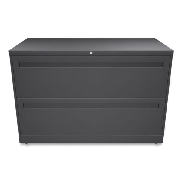 Brigade 700 Series Lateral File, 2 Legal/letter-Size File Drawers, Charcoal, 42" X 18" X 28" - Image 2