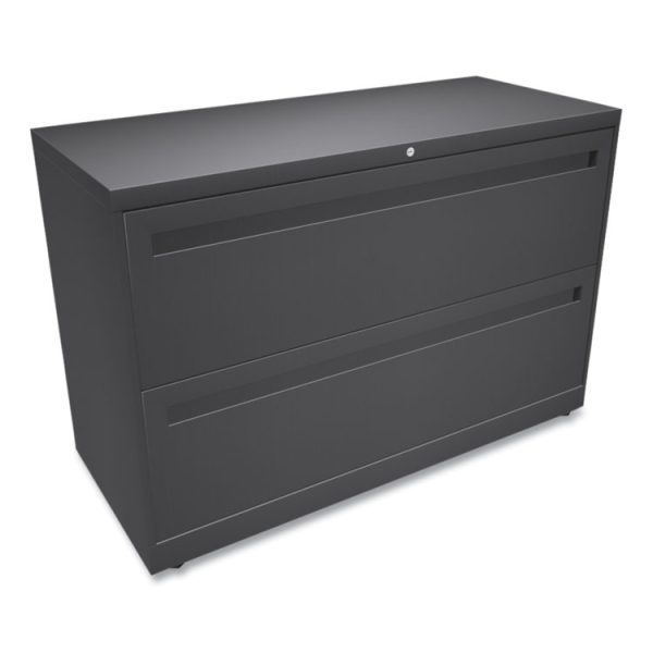 Brigade 700 Series Lateral File, 2 Legal/letter-Size File Drawers, Charcoal, 42" X 18" X 28" - Image 3