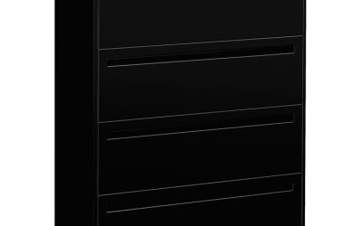 Brigade 700 Series Lateral File, 4 Legal/letter-Size File Drawers, Black, 42″ X 18″ X 52.5″