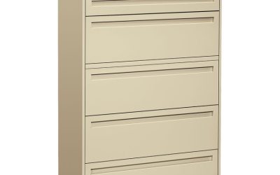 Brigade 700 Series Lateral File, 4 Legal/letter-Size File Drawers, 1 File Shelf, 1 Post Shelf, Putty, 42″ X 18″ X 64.25″