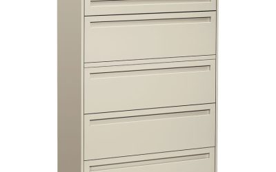 Brigade 700 Series Lateral File, 4 Legal/letter-Size File Drawers, 1 File Shelf, 1 Post Shelf, Light Gray, 42″ X 18″ X 64.25″