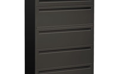 Brigade 700 Series Lateral File, 4 Legal/letter-Size File Drawers, 1 File Shelf, 1 Post Shelf, Charcoal, 42″ X 18″ X 64.25″